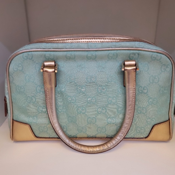 GUCCI GG MONOGRAM CANVAS HANDBAG VINTAGE! - Picture 3 of 10